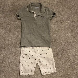 Toddler Mayoral Tennis Polo and Shorts Set